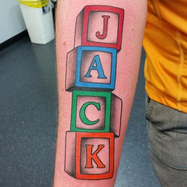 Best name tattoo design, idea 26