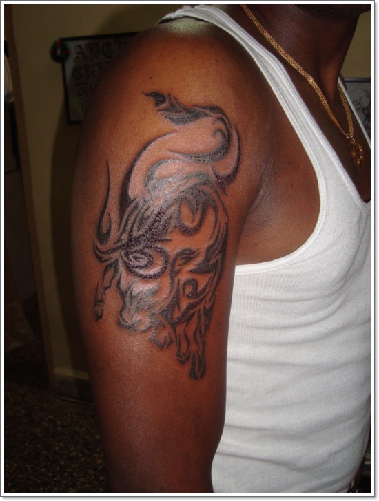 Taurus tattoos design, idea 5