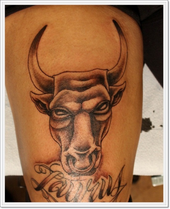 Taurus tattoos design, idea 16