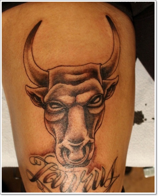Taurus tattoos design, idea 26