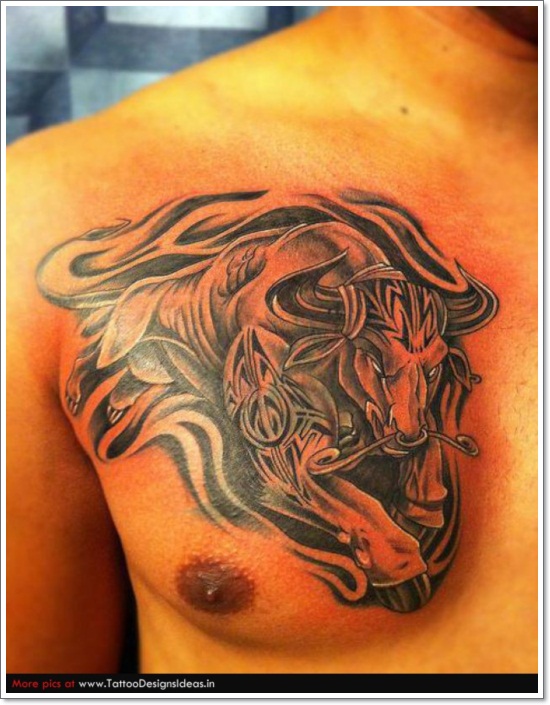 Taurus tattoos design, idea 13