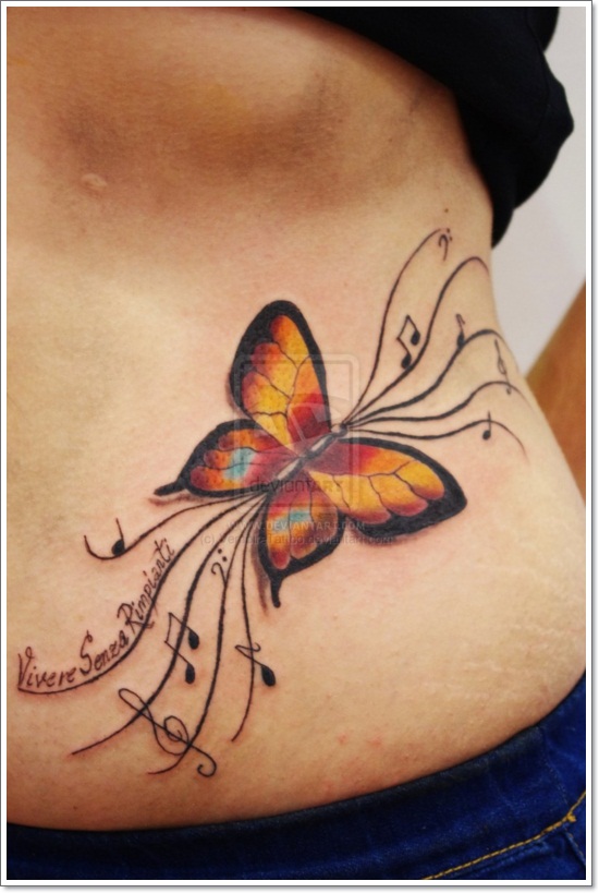 Butterfly tattoo design design, idea 96