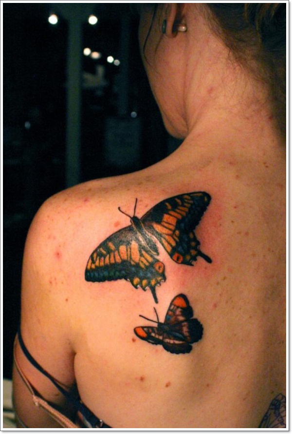Butterfly tattoo design design, idea 77
