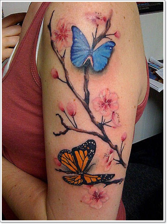 Butterfly tattoo design design, idea 84