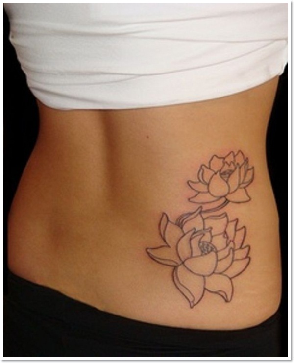Awesome lotus flower tattoo design, idea 11