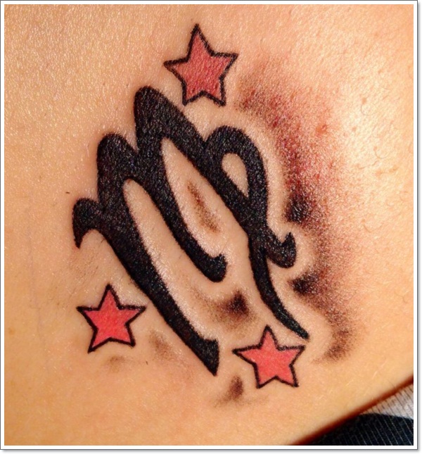 Best virgo tattoos design, idea 1