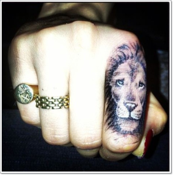 Lion tattoo design design, idea 14