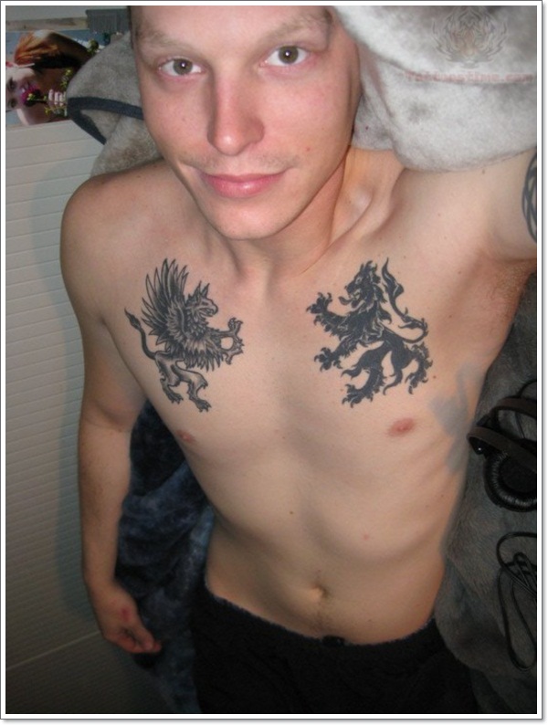 Lion tattoo design design, idea 7
