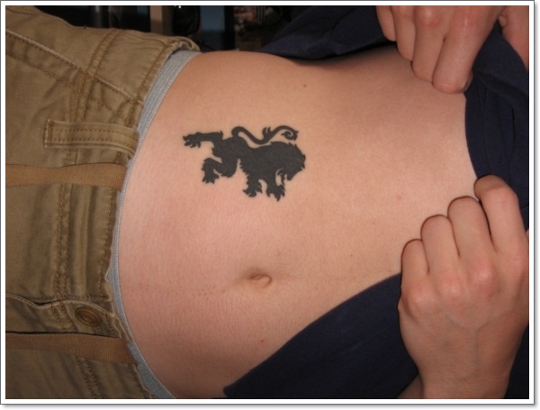 Lion tattoo design design, idea 8