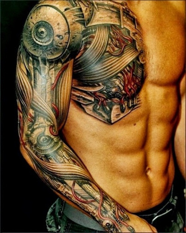 Chest tattoos design, idea 22