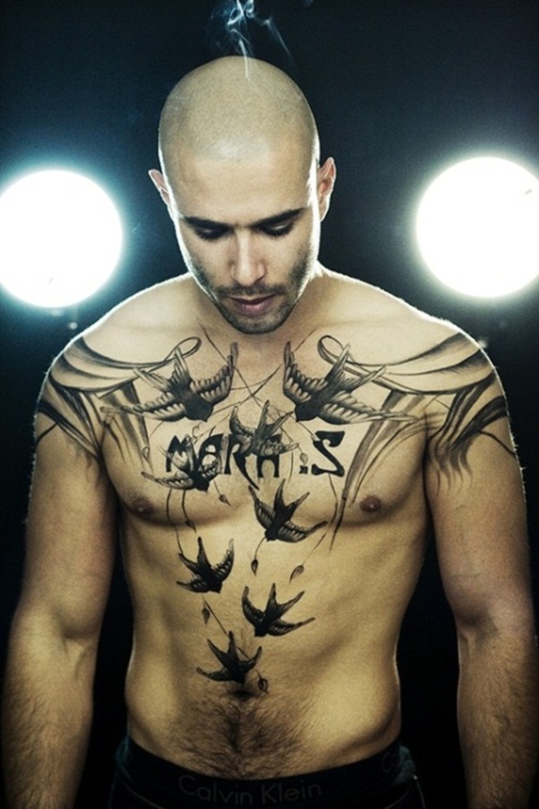 Chest tattoos design, idea 12