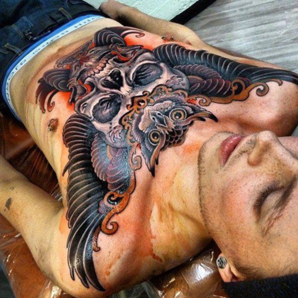 Chest tattoos design, idea 45