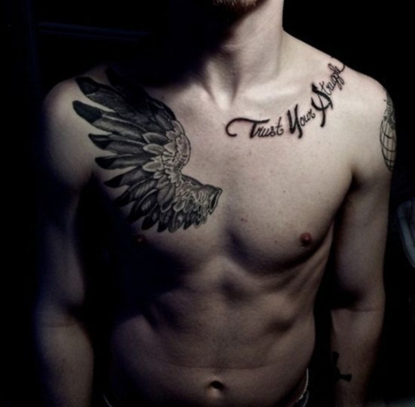Chest tattoos design, idea 5