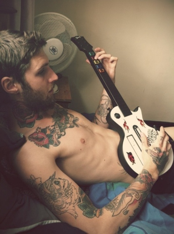 Chest tattoos design, idea 7
