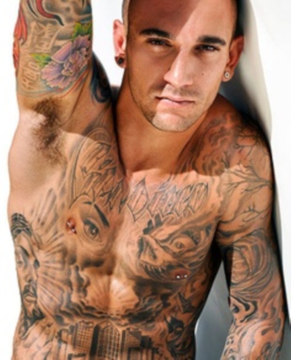 Chest tattoos design, idea 8