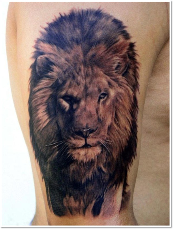 Lion tattoo design design, idea 28
