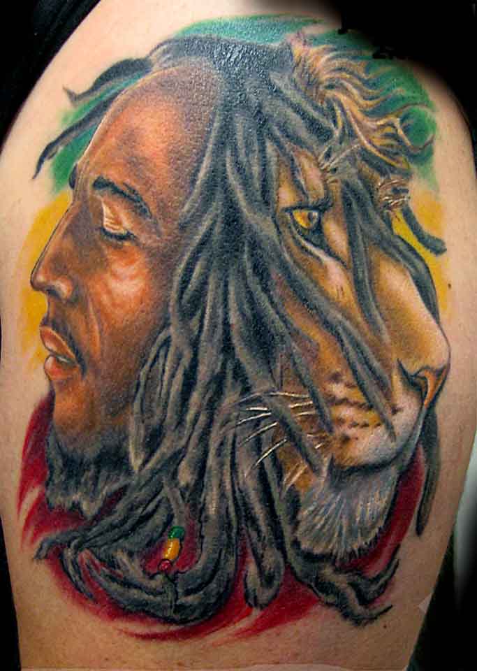 Lion tattoo design design, idea 39