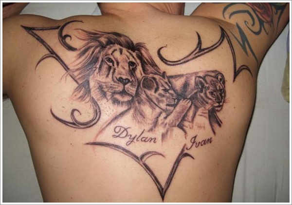 Lion tattoo design design, idea 43