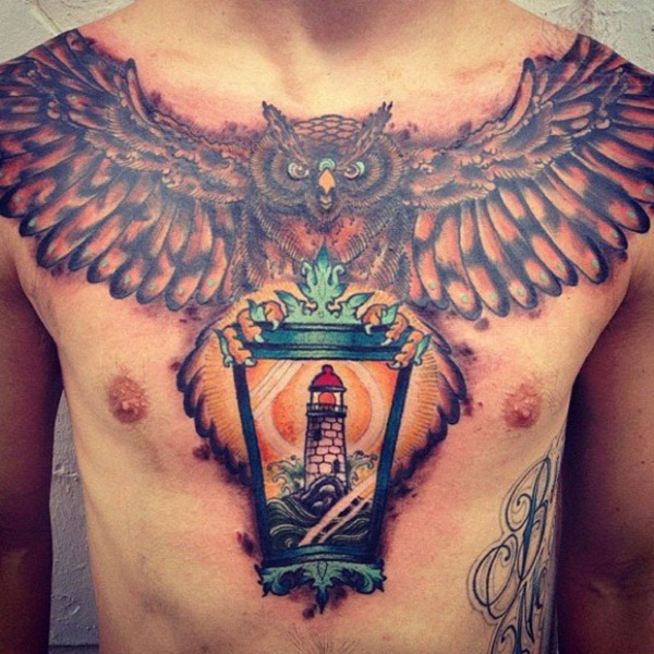 Chest tattoos design, idea 46