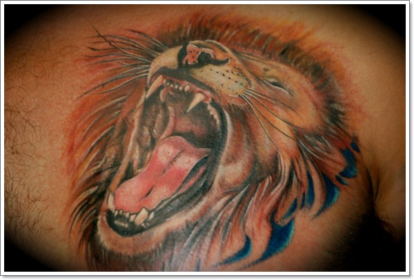 Lion tattoo design design, idea 30