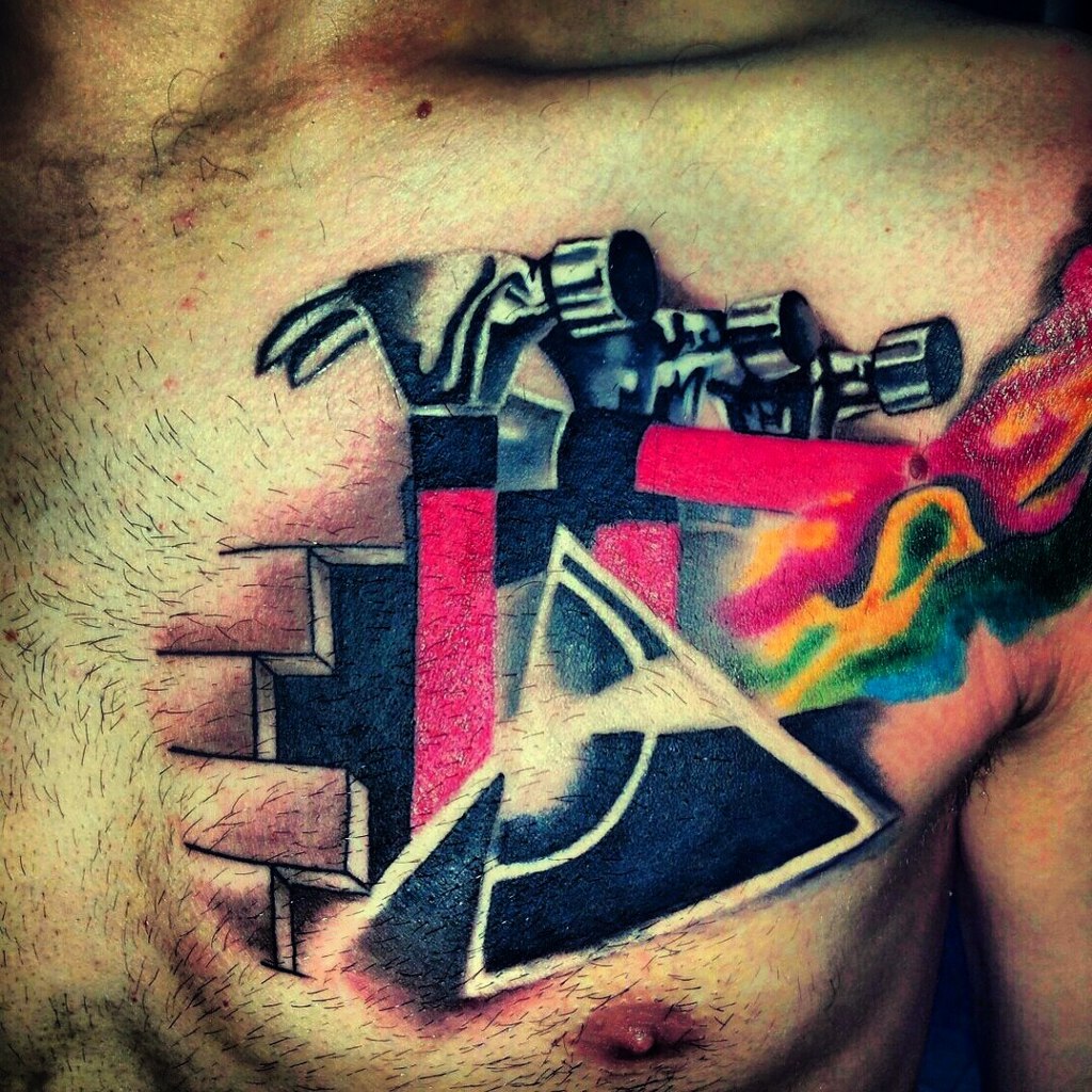 Chest tattoos design, idea 33