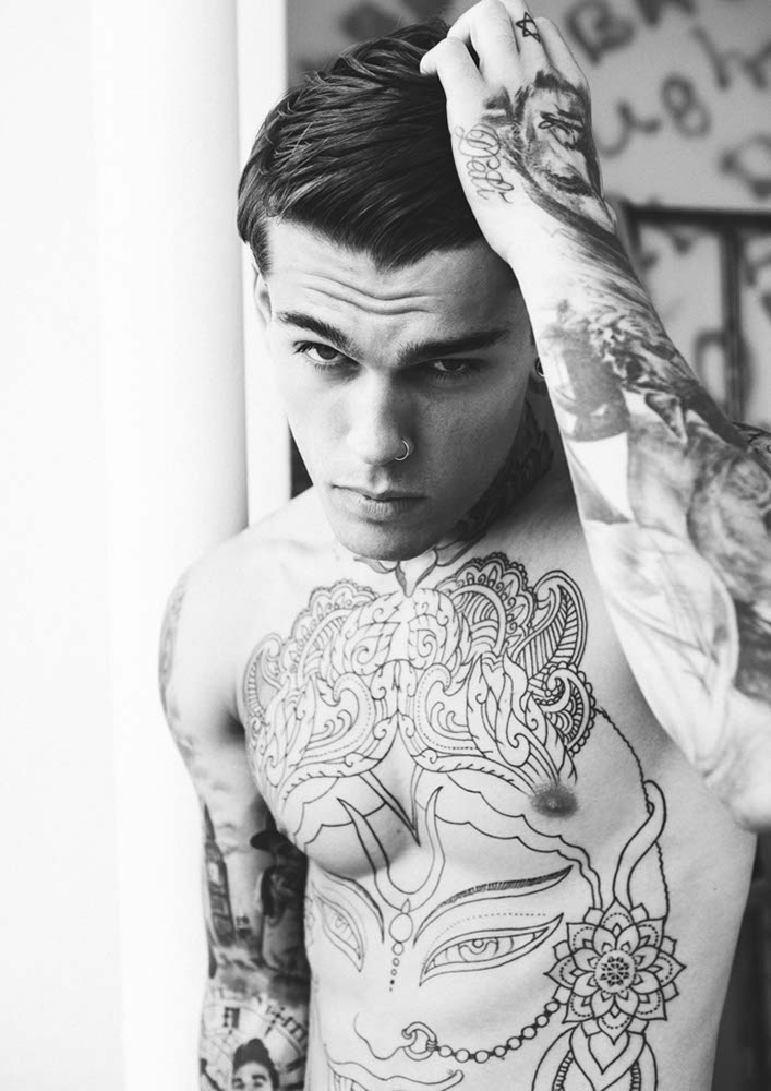 Chest tattoos design, idea 30