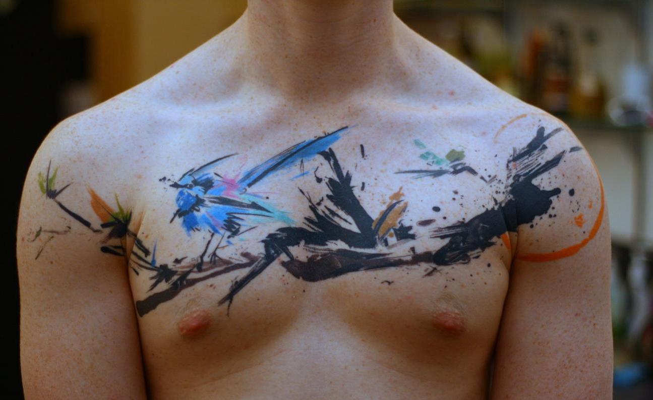 Chest tattoos design, idea 38