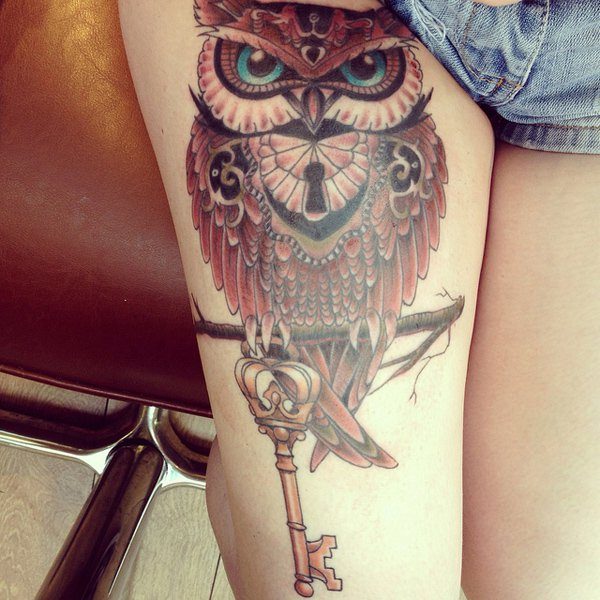 Thigh tattoos design, idea 61