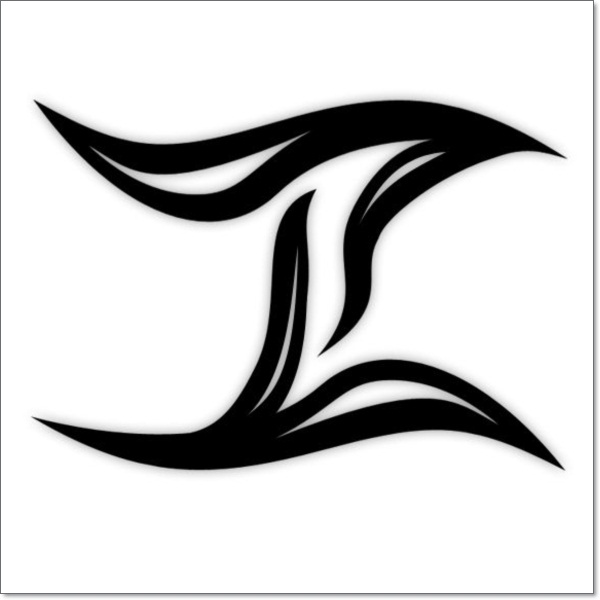 Inspirational gemini tattoo design, idea 2