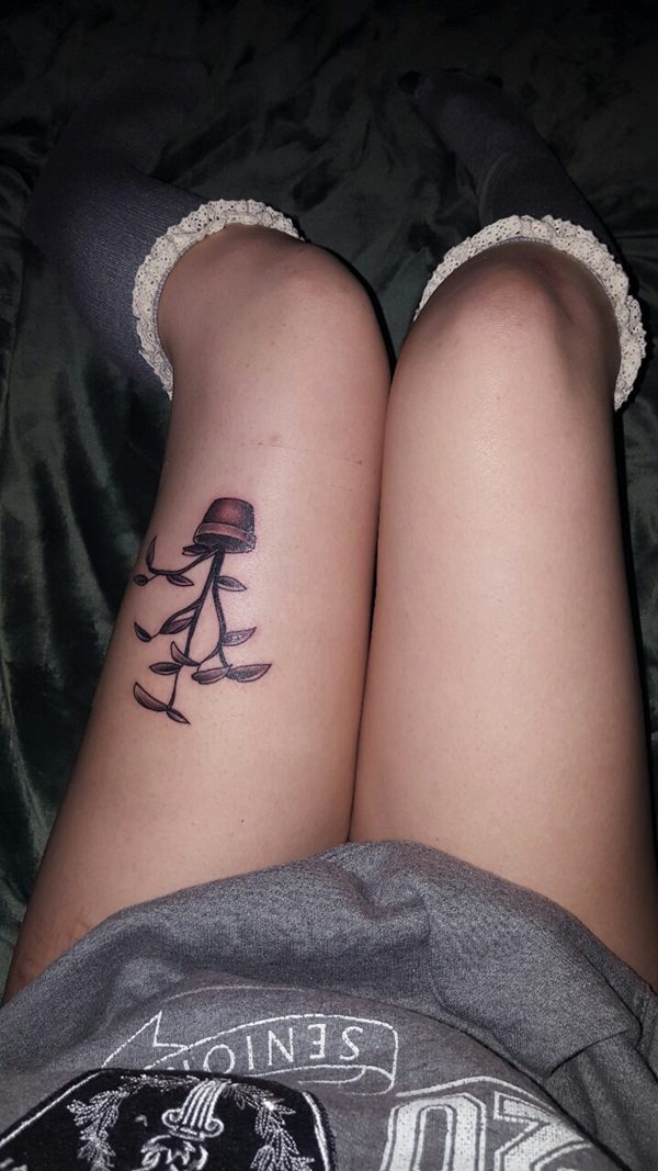 Thigh tattoos design, idea 12