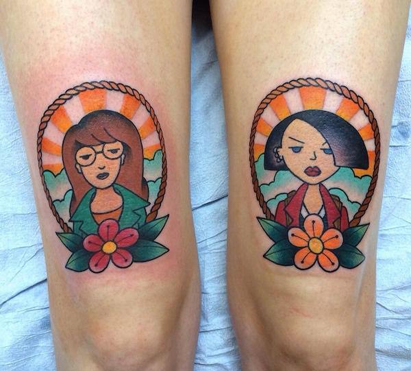 Thigh tattoos design, idea 22