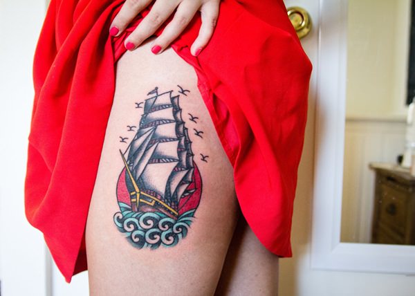Thigh tattoos design, idea 65
