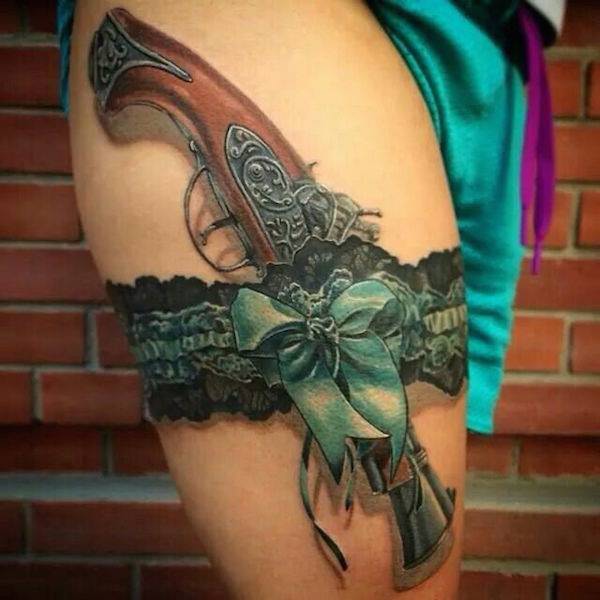 Thigh tattoos design, idea 46