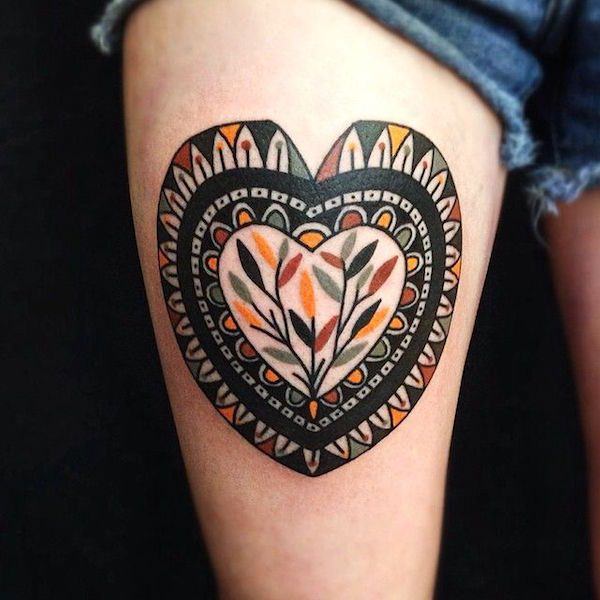 Thigh tattoos design, idea 52