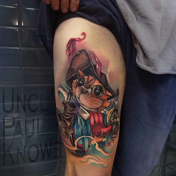 Thigh tattoos design, idea 69
