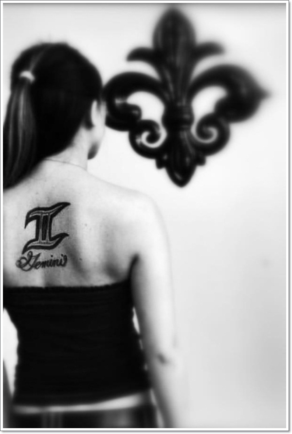Inspirational gemini tattoo design, idea 8