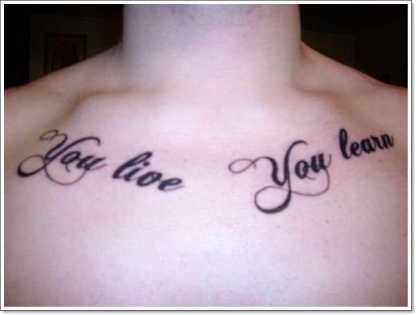 Collar bone tattoo design, idea 27
