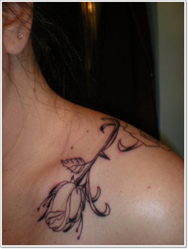 Collar bone tattoo design, idea 33