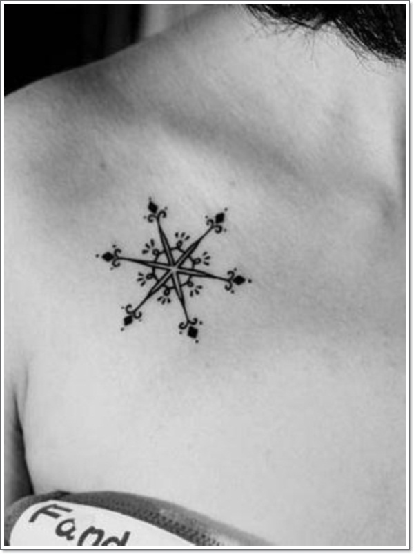 Collar bone tattoo design, idea 35