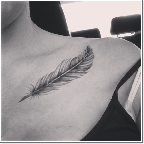 Collar bone tattoo design, idea 37