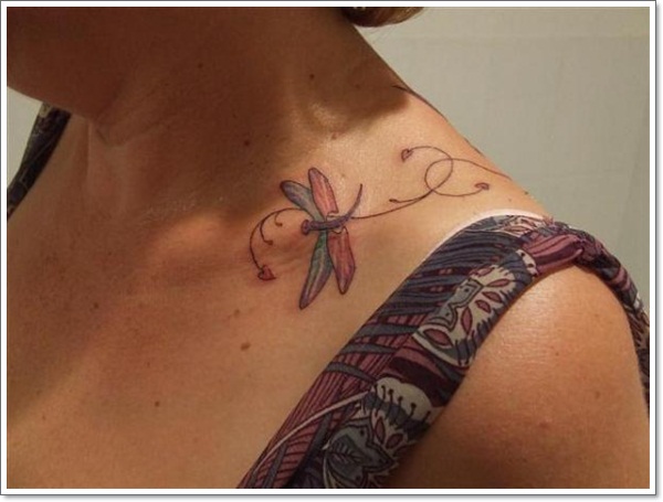 Collar bone tattoo design, idea 38