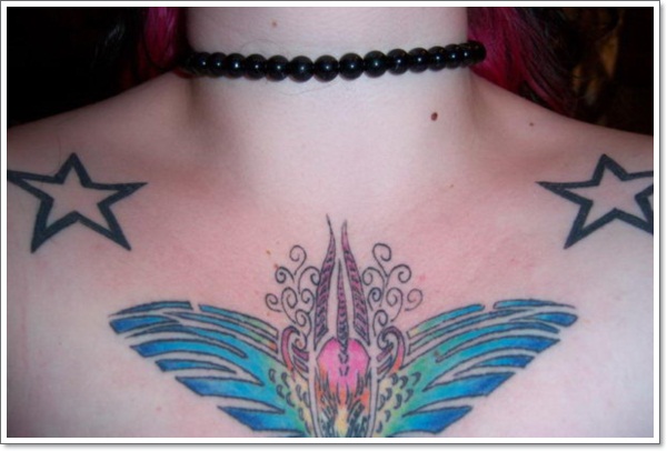 Collar bone tattoo design, idea 41