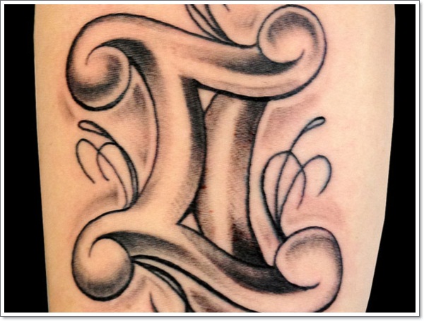 Inspirational gemini tattoo design, idea 5