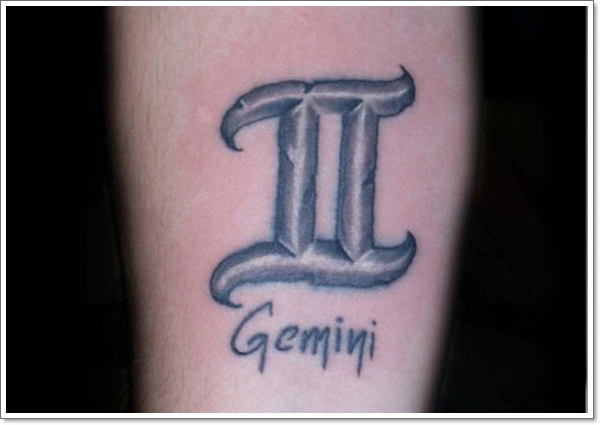 Inspirational gemini tattoo design, idea 11