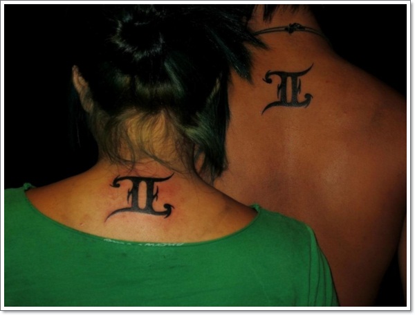Inspirational gemini tattoo design, idea 18