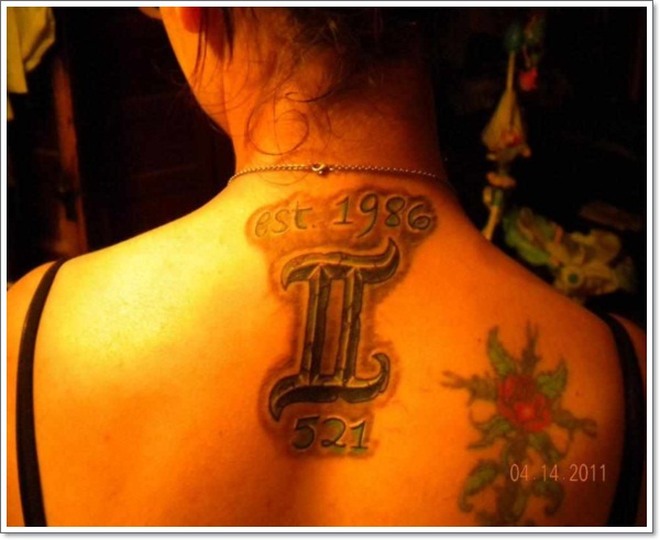 Inspirational gemini tattoo design, idea 17