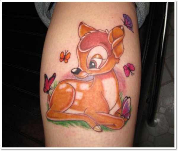 Deer tattoos design, idea 4