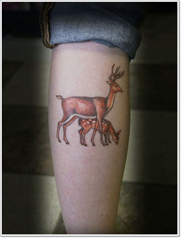 Deer tattoos design, idea 5