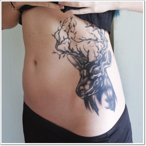 Deer tattoos design, idea 19