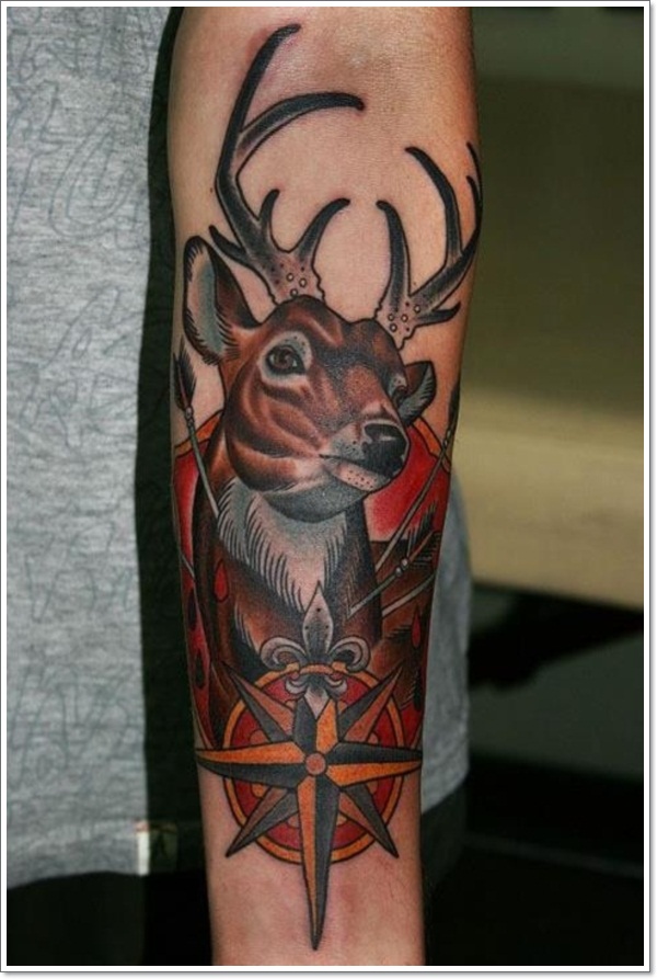 Deer tattoos design, idea 23